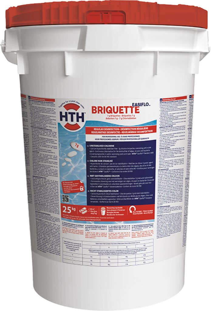 HTH EASIFLO BRIQUETTES 25kg